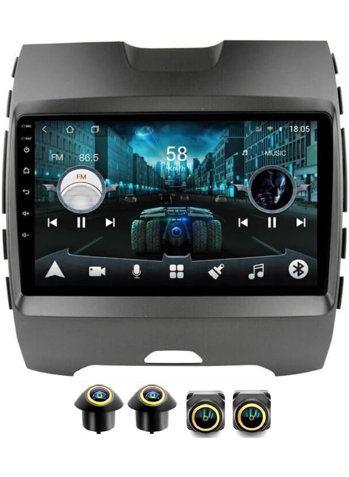 Compare Android Car Stereo for Ford Edge 20152018 4GB RAM 64GB ROM Support Carplay, MLink WiFi BT, Radio GPS, 9 Inch IPS.QLED, Screen with 360D Camera Included at KSA Price