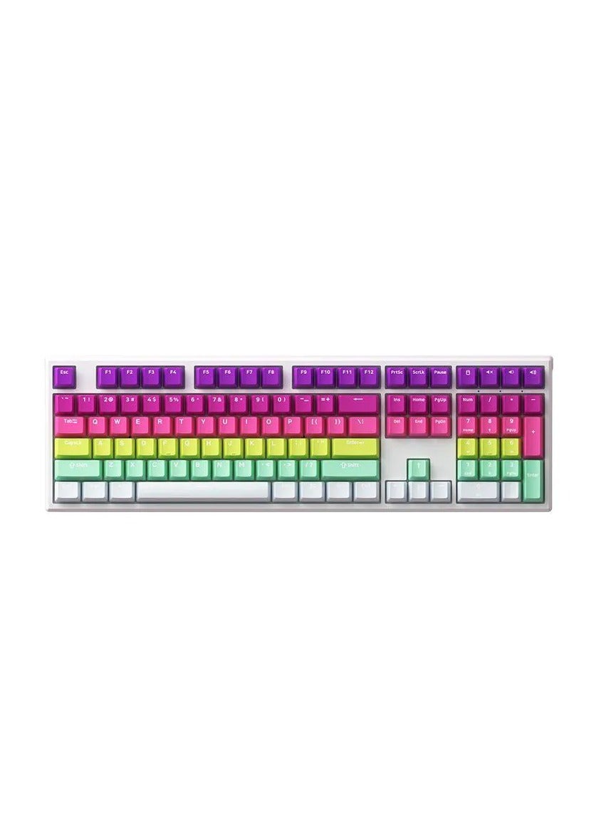 Compare AKKO MonsGeek MG108B Rainbow MultiMode Wireless Keyboard  TTC Golden Red at KSA Price