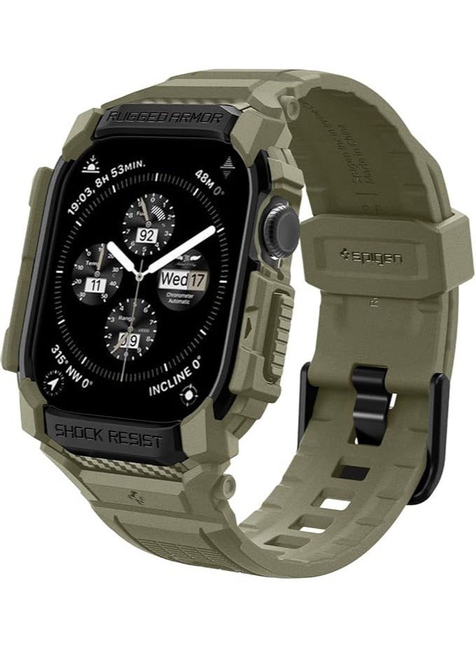 Compare Rugged Armor Pro for Apple Watch Series 10 46mm Case with Band  Vintage Khaki at KSA Price