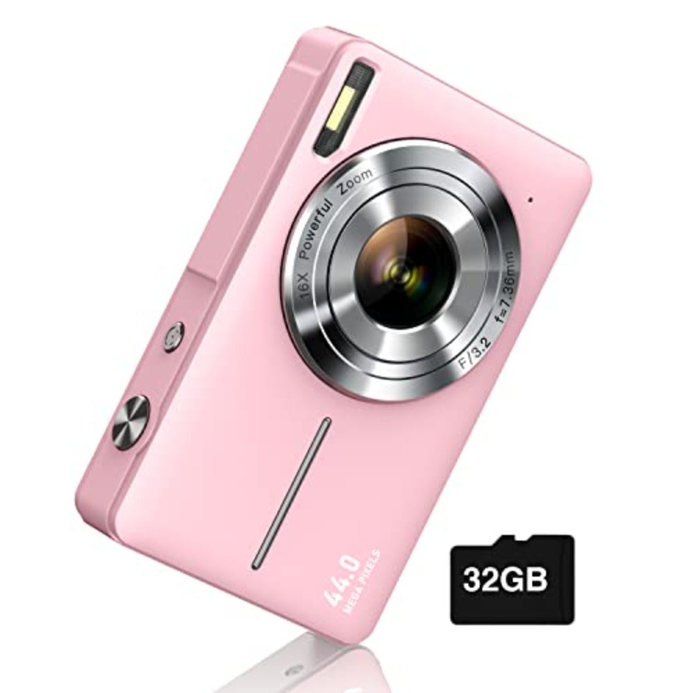 Digital Camera FHD 1080P, Camera 44MP Point and…