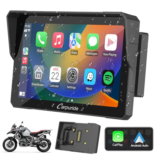 Carpuride W702B Motorcycle Carplay Screen for BMW…