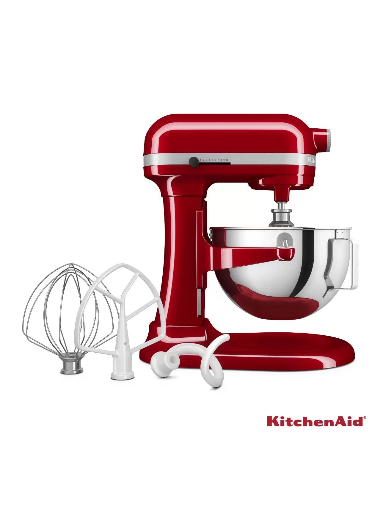 Compare Heavy Duty 5.2 L Bowl Lift Stand Mixer 5.2 L 375 W 5KSM55SXXBER Empire Red at KSA Price