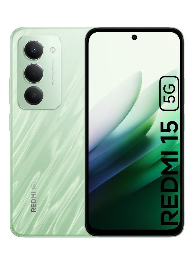 Redmi 15 5G Dual SIM Ripple Green 8GB…