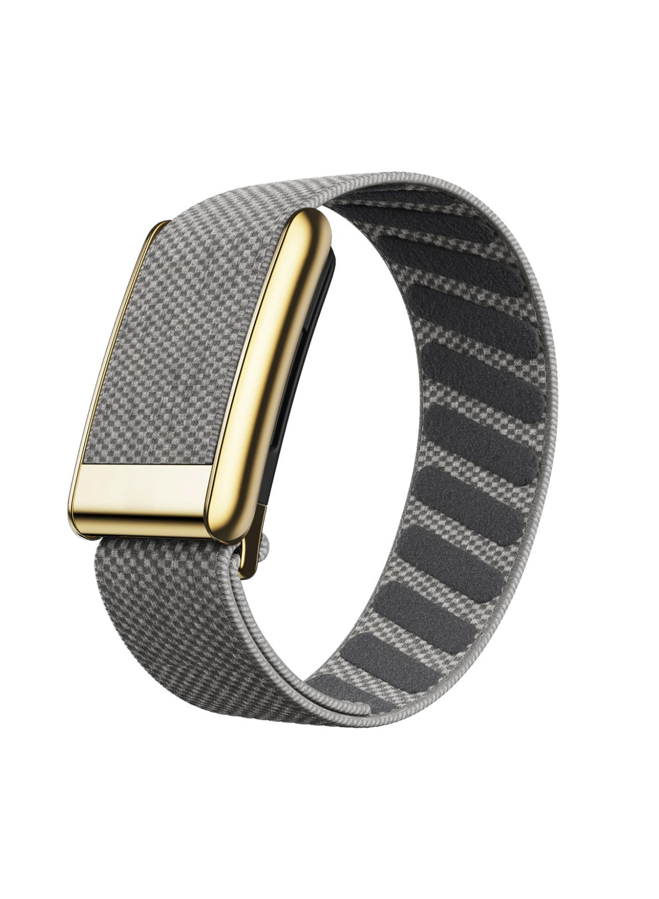 Grey Strap Gold-Tone Frame Breathable SuperKnit Adjustable…