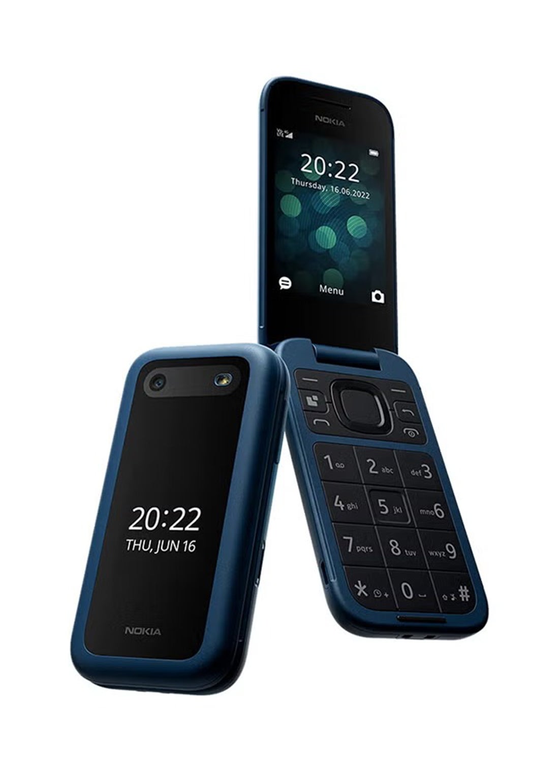 2660 Flip Dual SIM Feature Phone - Blue