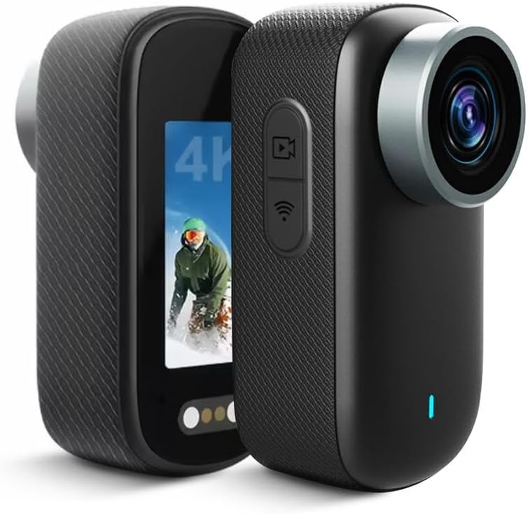 Compare O Ozone 4K Ultra HD Mini Action Camera with WiFi, Night Vision, Magnetic Mount, 150° WideAngle, Rechargeable Battery Compact Sports Cam for Bike, Motorcycle, Helmet, Travel & Outdoor at KSA Price