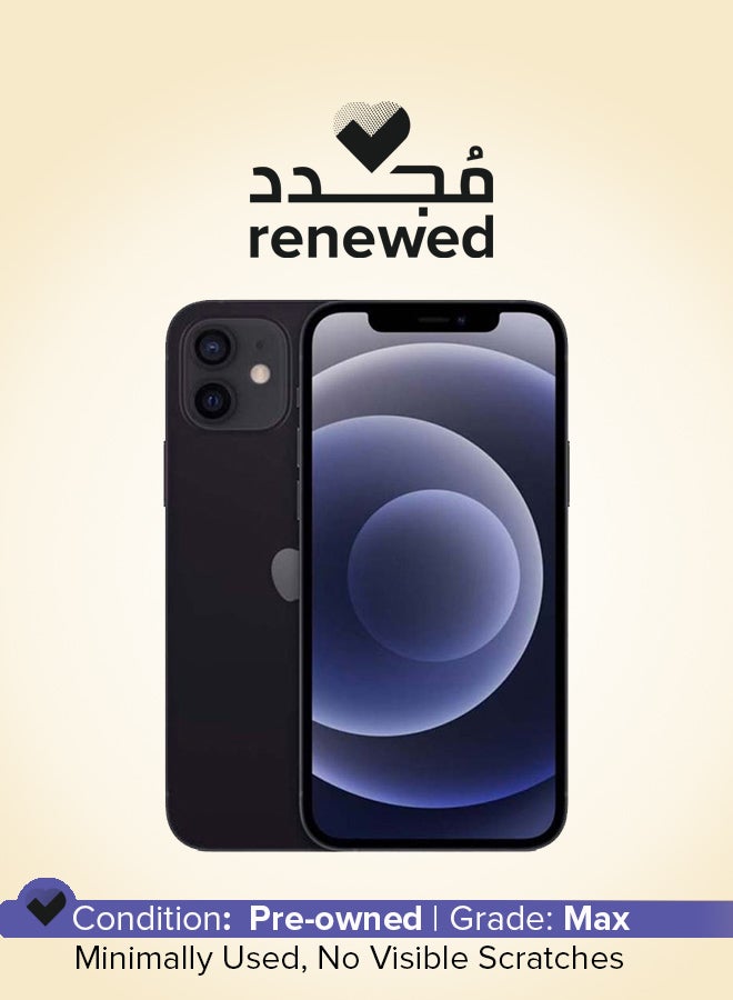 Compare Renewed  iPhone 12 128GB Black 5G With Facetime  International Version at KSA Price