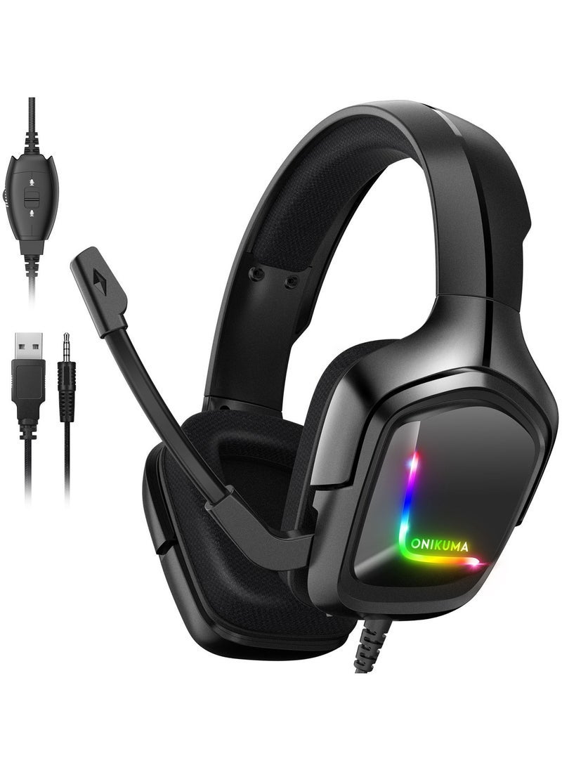 Compare K20 3.5mm Stereo Gaming Headphones for PS4 – HighQuality Gaming Earphone with Clear Sound, Comfortable Fit, Noise Isolation, Adjustable Mic, Compatible with PS4, Xbox, PC, and Mobile at KSA Price