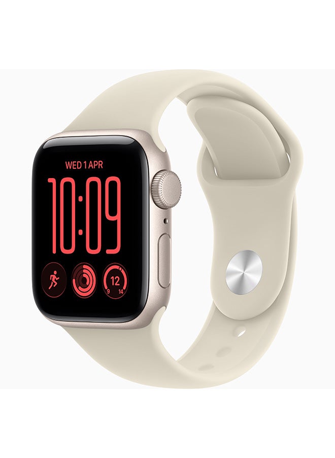 Compare Watch SE 3 GPS + Cellular 44mm Middle East Version Starlight Aluminium Case With Sand Sport Band  SM at KSA Price