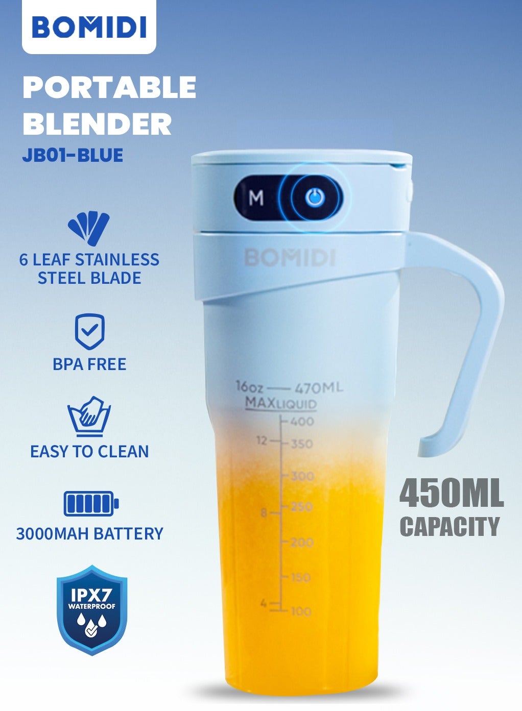 Portable Blender | Smoothie Maker | Protein…