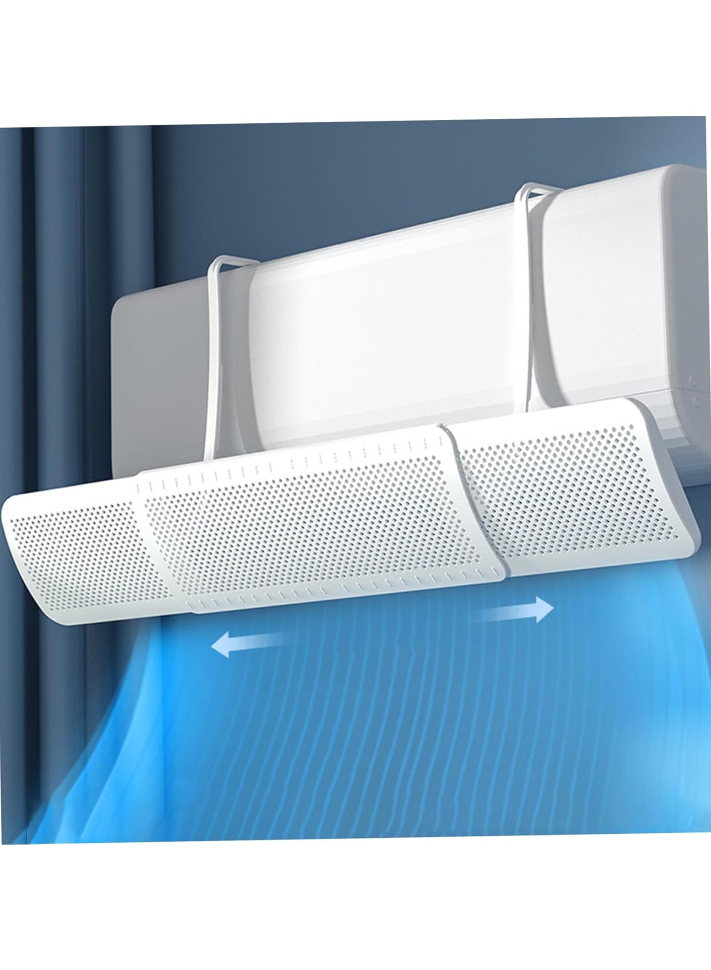 Compare Air Conditioner Deflector, 2236.2inch Retractable Air Conditioner Air Deflector, Adjustable Wallmounted AC Vent Deflector, AntiWind Baffles, Anti Direct Blowing Windshield Wind Guide for HomeRoomOfficeElderly, Babies, Pregnant Wo at KSA Price