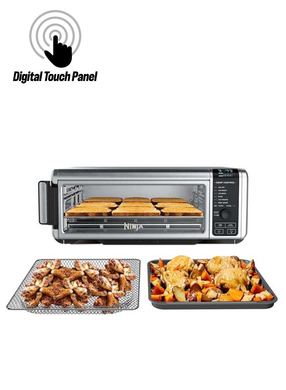 Ninja Foodi 8-in-1 Flip Oven, Portable Mini Oven for…