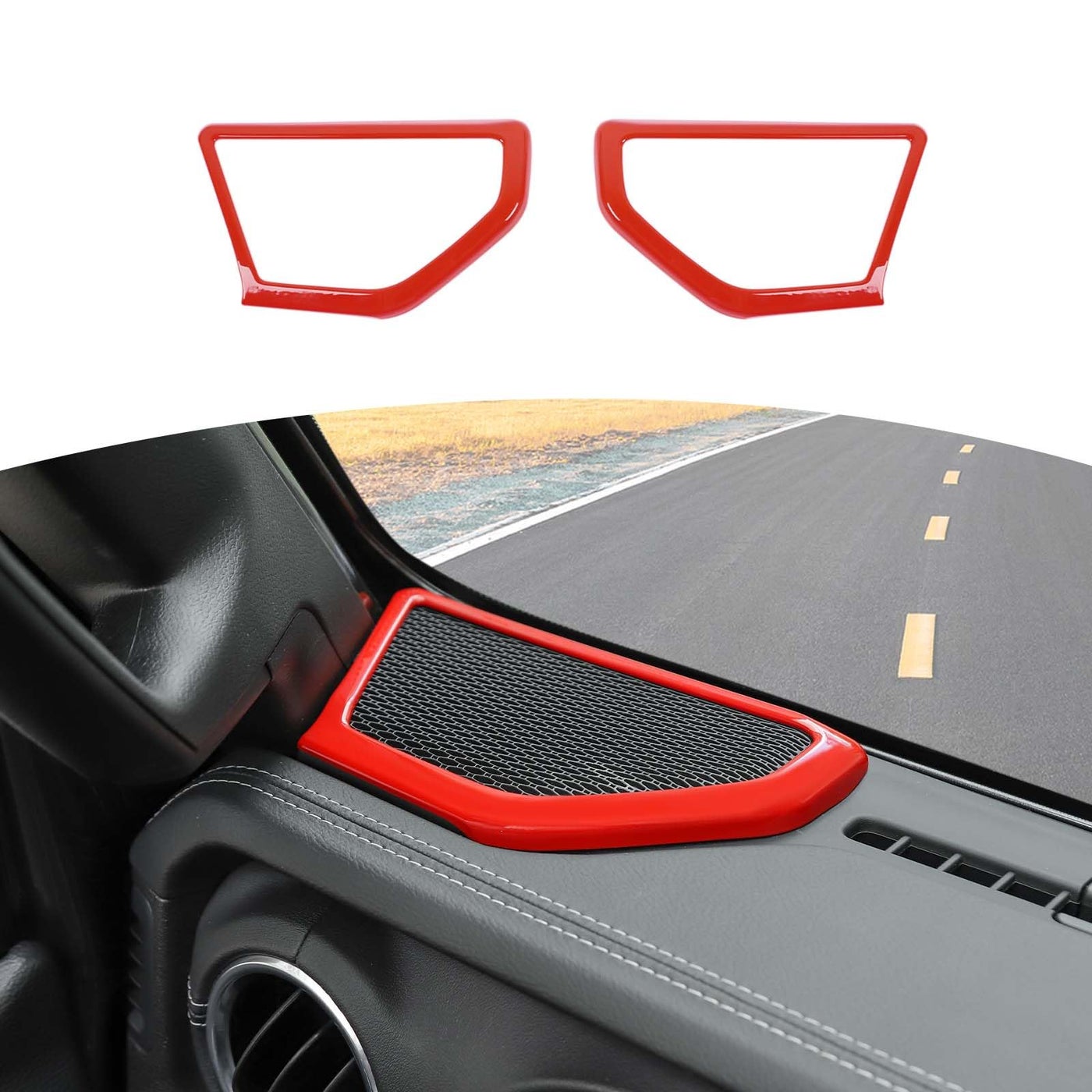 RTTCZ for Wrangler JL A Pillar Speaker Frame…