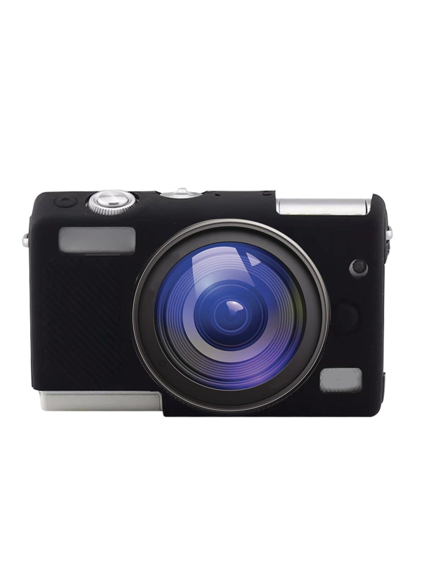 Compare Digital Camera Case for Canon EOS M200 Slim Durable Lightweight Rubber Soft Silicone Camera Protective Cover Black at KSA Price