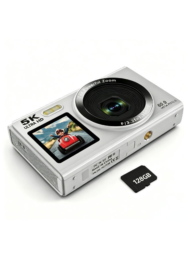 Digital camera, 5K portable digital camera, equipped…