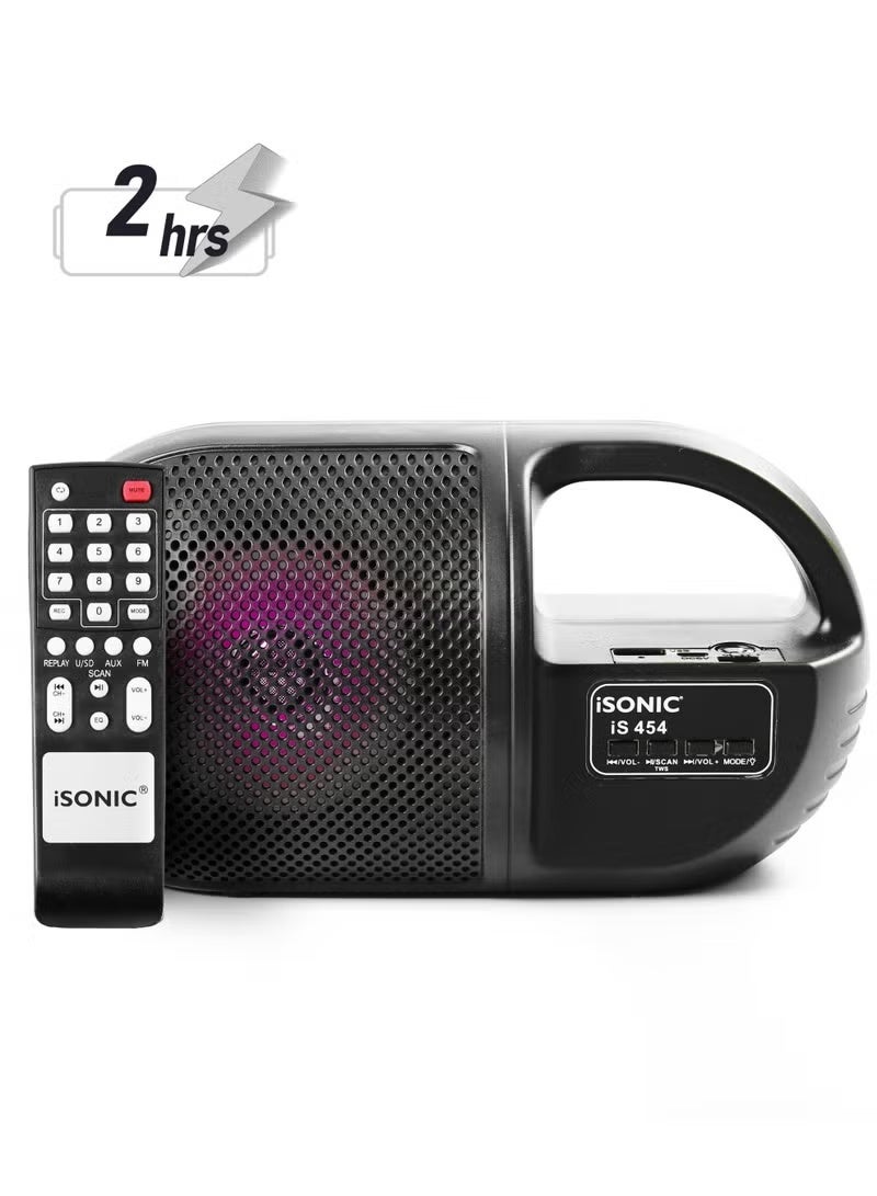 iSONIC IS-454 Portable 10W Bluetooth Speaker with…