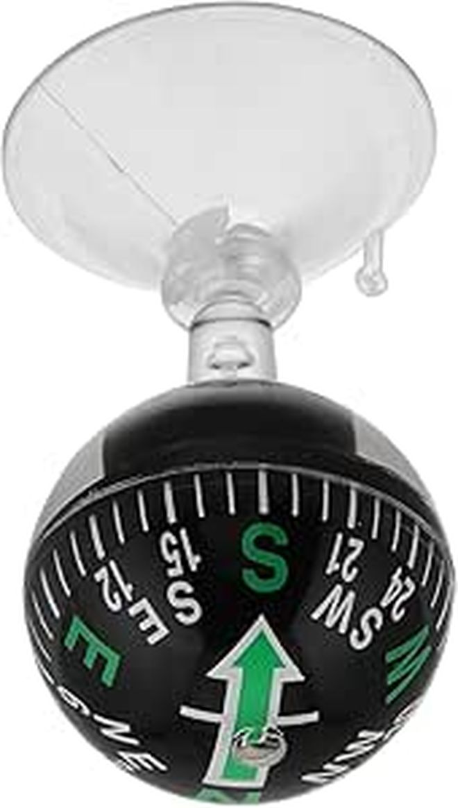 Vehicle Dashboard Compass With Black Suction Cup…