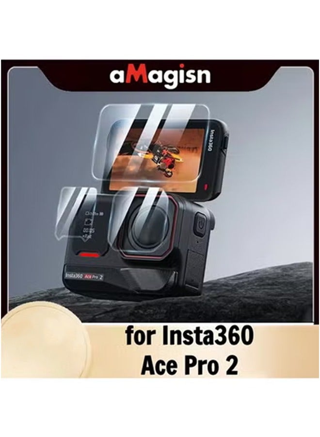 Compare Lens Screen Protector for Insta360 Ace Pro 2?Tempered Glass 9H Hardness AntiScrach AntiBubble,Ace Pro 2 Accessories at KSA Price