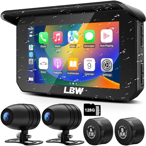 LBW Professional Motorcycle Dash Cam, Wireless…