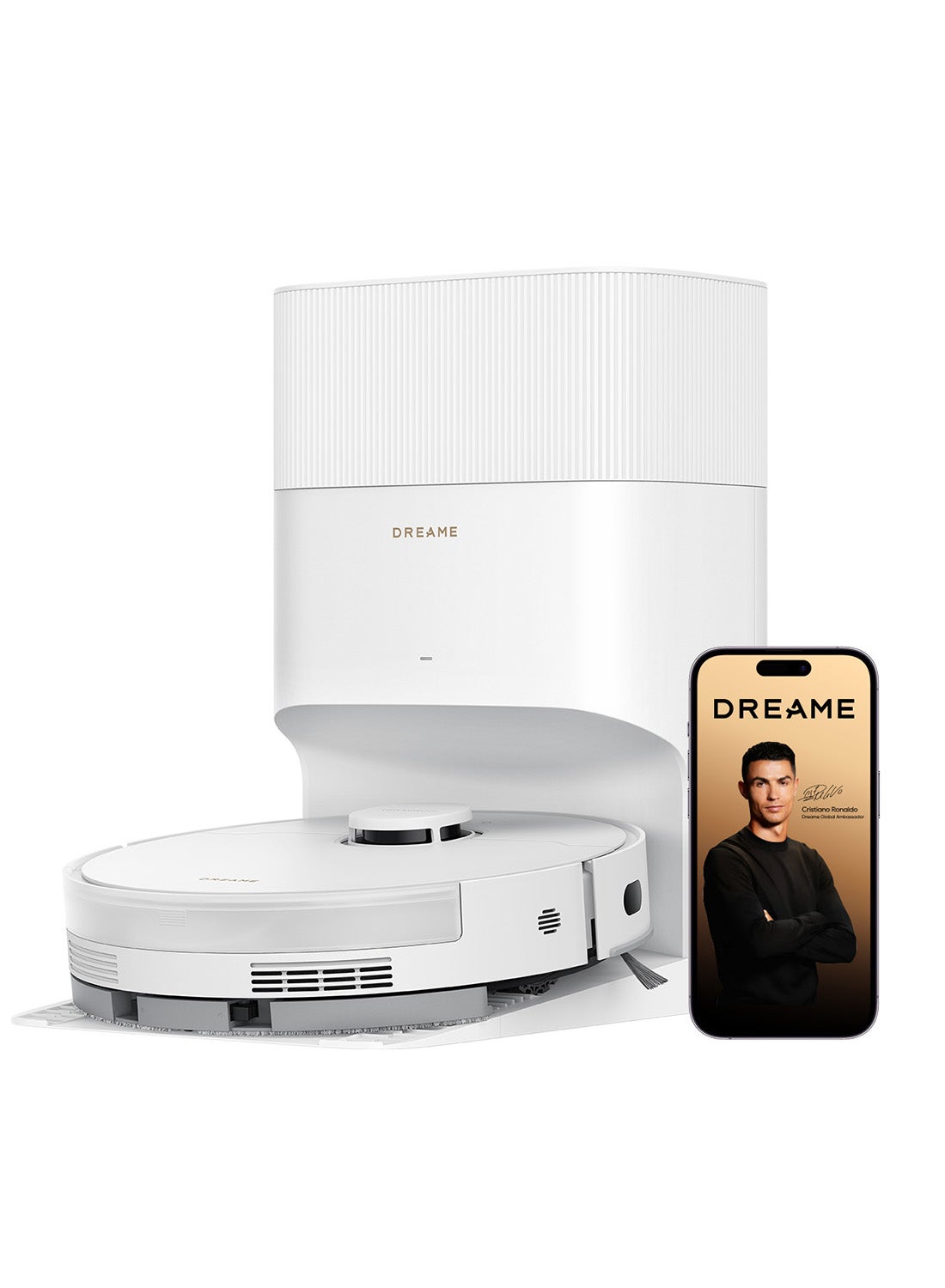 Compare DREAME D20 Plus Robot Vacuum, 13,000Pa Suction, DuoBrush for Zero Tangled Hair, 5L Dust Bag for 150 Days, LDS Navigation, 2in1 Vacuum & Mop, 5,200mAh Battery, 2 Years Warranty, White 20 W RLD35GD white at KSA Price