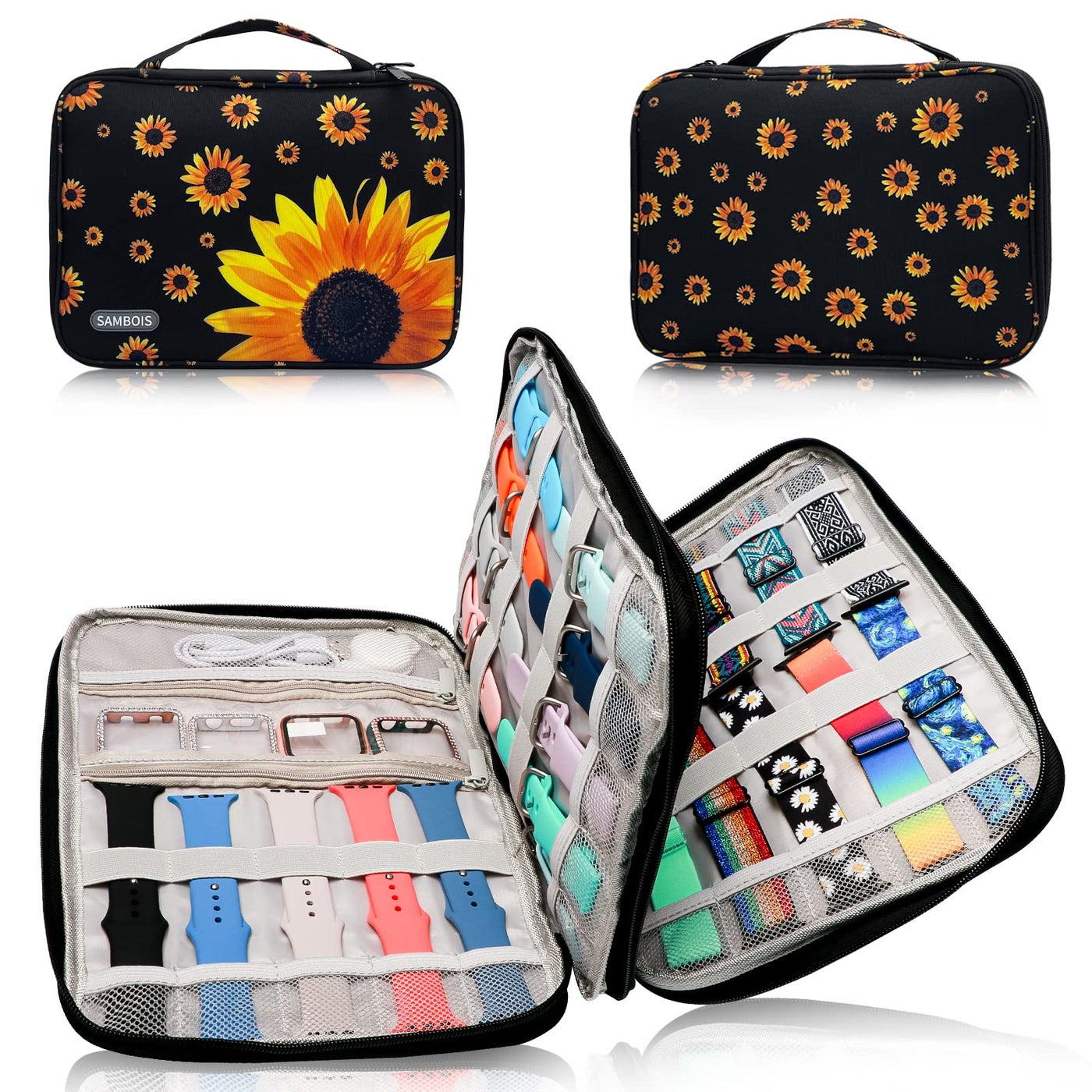 Sambois Watch Organizer - Portable Case for…