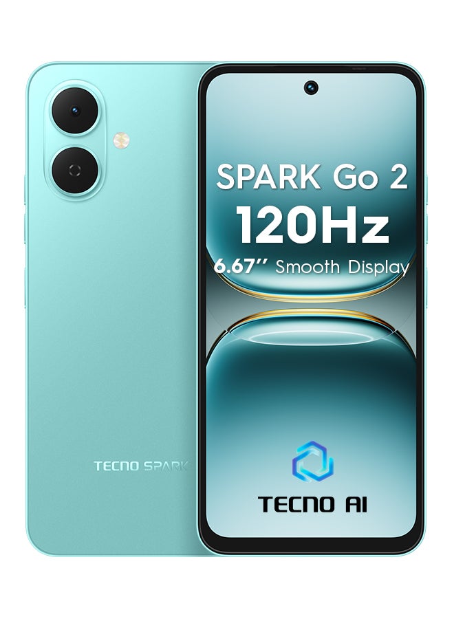 Spark Go 2 Dual SIM Turquoise Green 4GB…
