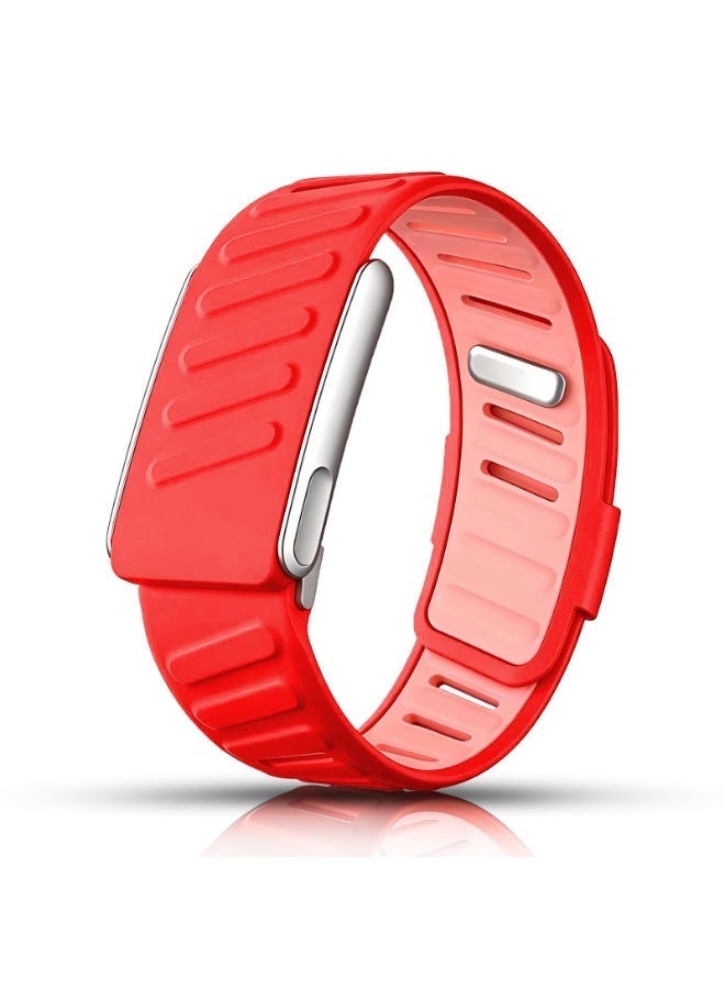 Compare ZOXITY Silicone Wristband Compatible with Whoop 5.0 Band, Silicone Sports Loop Strap for Men & Women Comfort Durable Soft Adjustable, Breathable, with U Shapped Connector at KSA Price