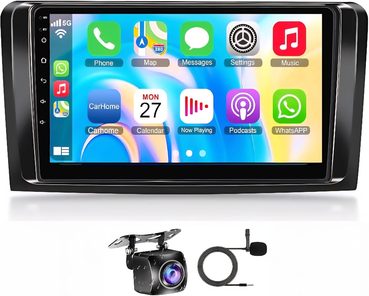 Compare Fit Mercedes ML GL Car Stereo ML GL Class Android Screen 20052011, Wireless CarPlay, Android Auto, GPS Navigation, BT,DSP AHD Camera 2GB RAM Carplay at KSA Price