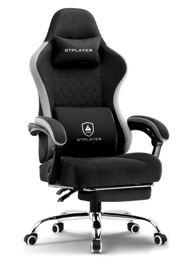 #1USA Ergonomic Gaming Chair Fabric with Pocket Spring…