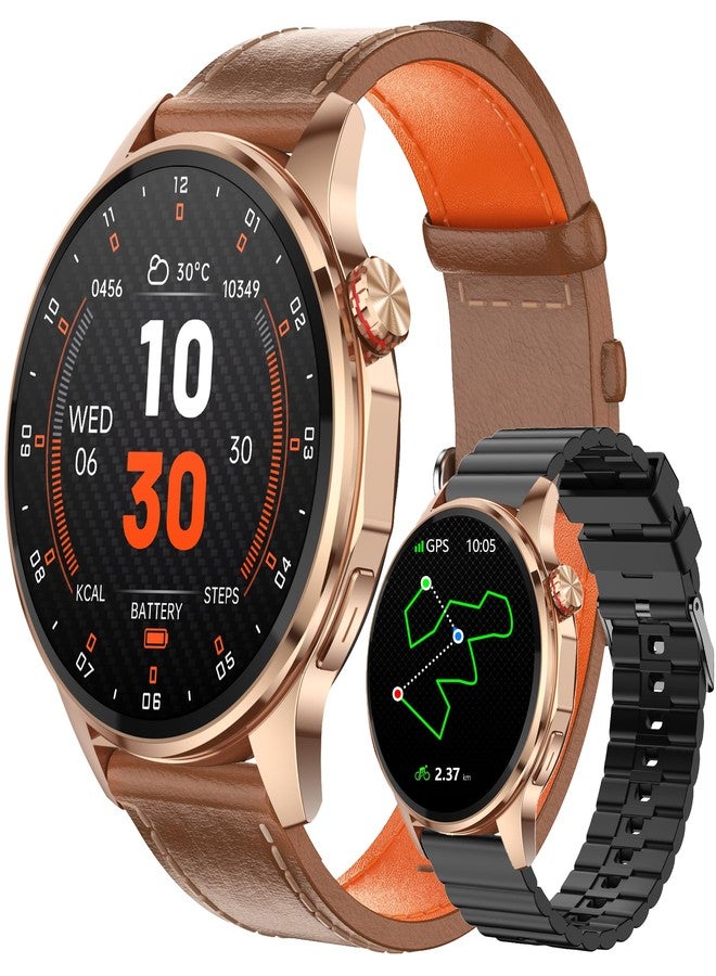 Compare Smart Watch for Men Builtin GPSAnswerMake CallText, 1.46 AI Smartwatch for Android PhonesiPhone, 100+ Sport Mode Fitness Tracker with HealthSleep Monitor, CompassBarometerAltitude2 Straps at KSA Price