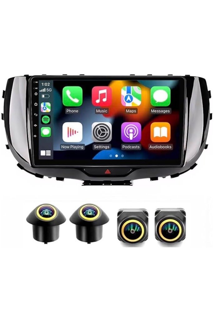 Compare Android Car Stereo for Kia Soul 20192022 4GB RAM 64GB ROM Support Carplay, MLink WiFi BT, Radio GPS, 9 Inch IPS.QLED, Fast interface, Touch Screen with 360D Camera Included at KSA Price