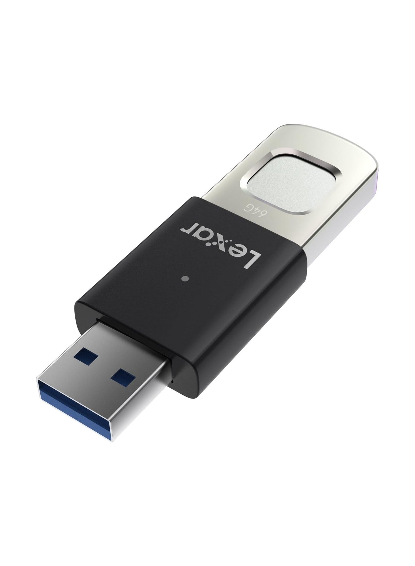 Compare JumpDrive F35 PRO 64GB USB 3.0 Flash Drive – Up to 300MBs Read, 150MBs Write – Fingerprint Encryption – 10 Fingerprint IDs – LJDF35P064GRNBNG 150 MB at KSA Price