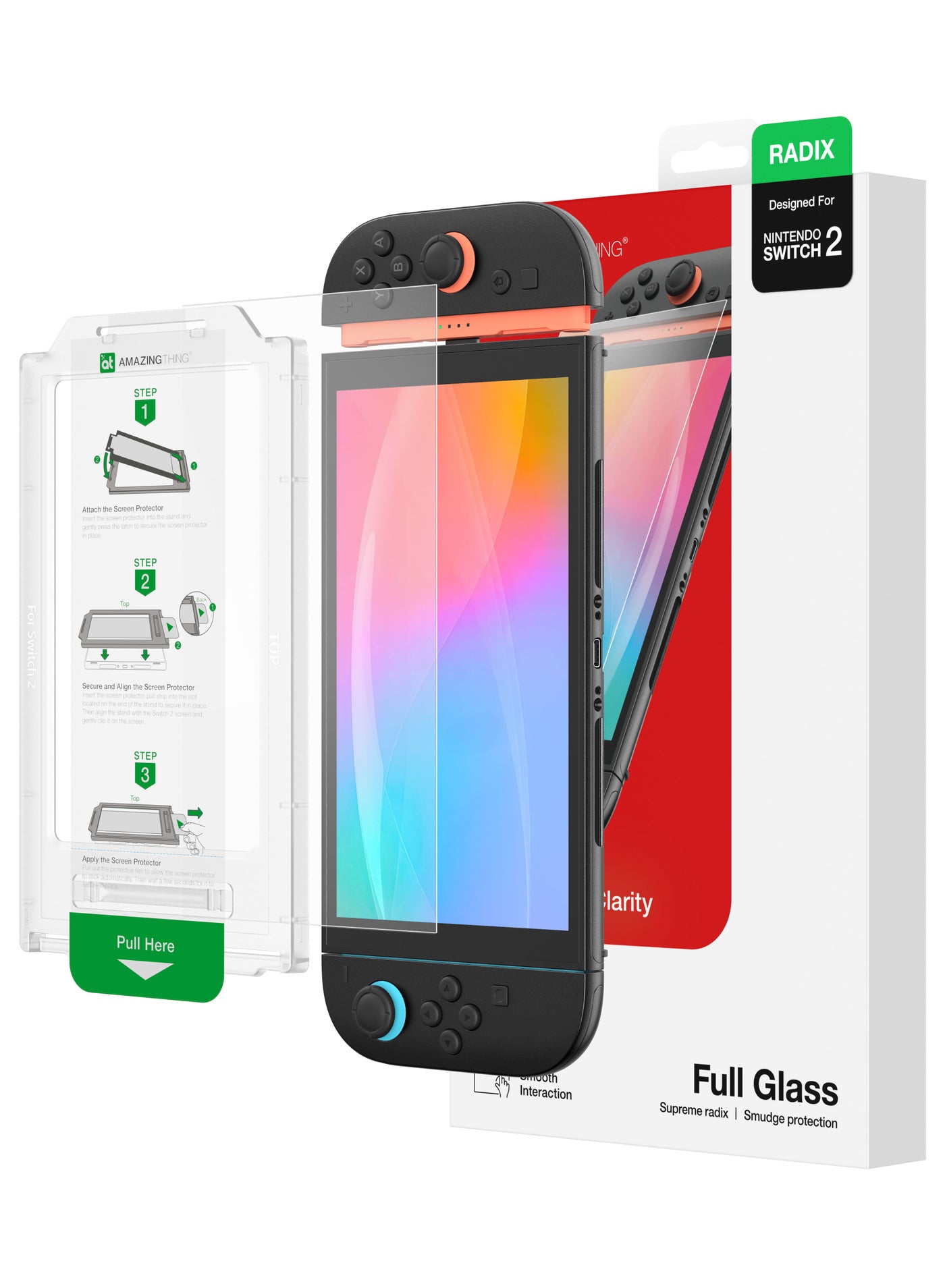 Compare Nintendo Switch 2 Radix Clear Glass Screen Protector  Ultra Clarity at KSA Price