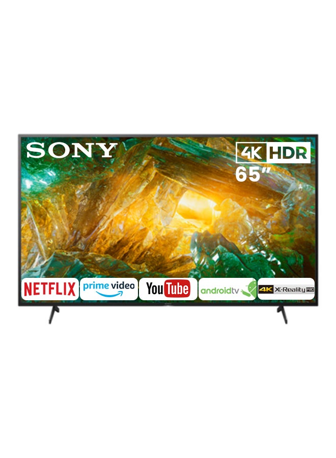 Compare SONY 4K Smart LED TV 65 Inch With Android System, WiFi Connection, 4 HDMI and 2 USB Inputs KD65X8000H Black at KSA Price