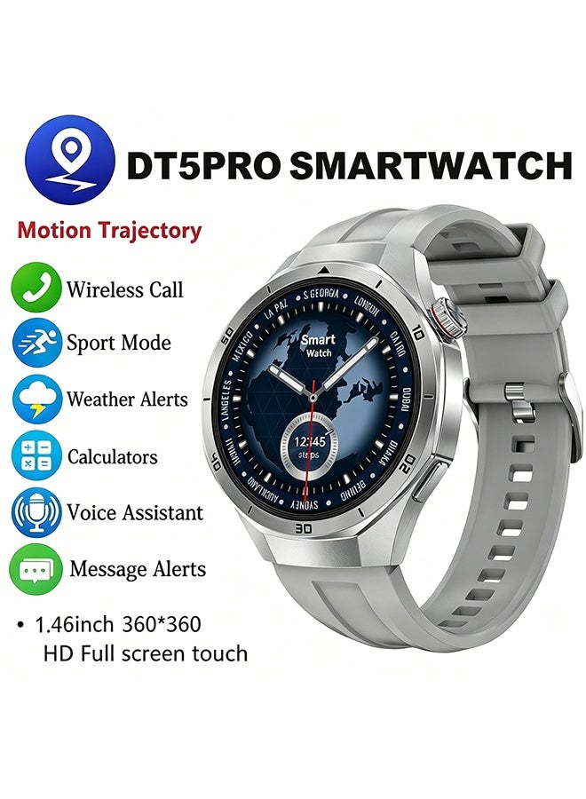Compare Smartwatch for Men 1.463  Smart Watch 280mAh Battery 100+ Workout Modes Health Fitness Tracker Outdoor Sport Watch Compatible Android IOS at KSA Price