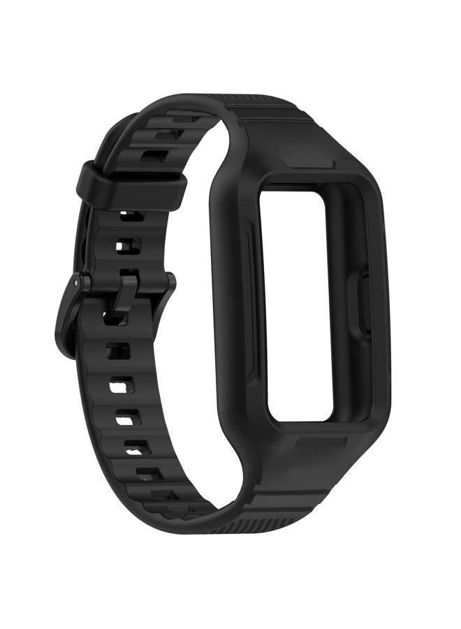 Compare Compatible with Huawei Band 8 Replacement Band  Silicone Replacement Wrist Watch Band Strap Compatible with Honor Band 87  6  Huawei Band 76Silicone Black at KSA Price
