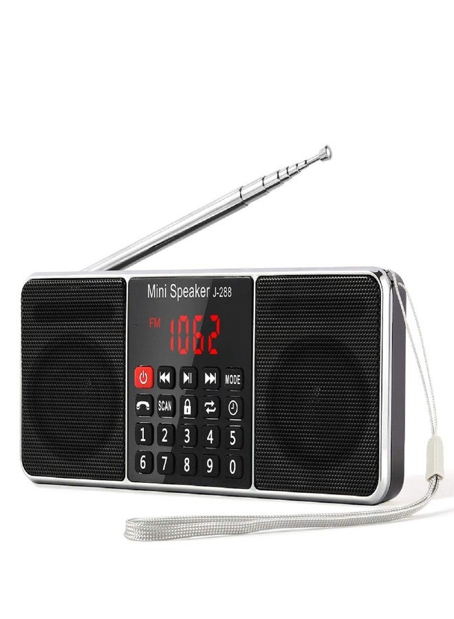 PRUNUS J-288 Portable Radio AM FM Radio with…