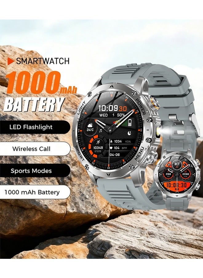Compare Mens Multifunctional Bluetooth Smart Sports Watch, Multiple Sports Modes Available, 1.7Inch HighDefinition FullTouch Screen, LED Wrist Movement Activation, Equipped With A 1000mAh LargeCapacity Battery, Wrist Lift To Wake The Screen, at KSA Price