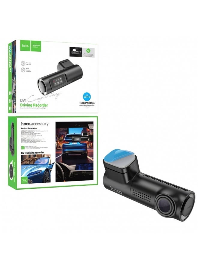 DV1 WiFi Car Driving Recorder 1080P 30fps Compact…