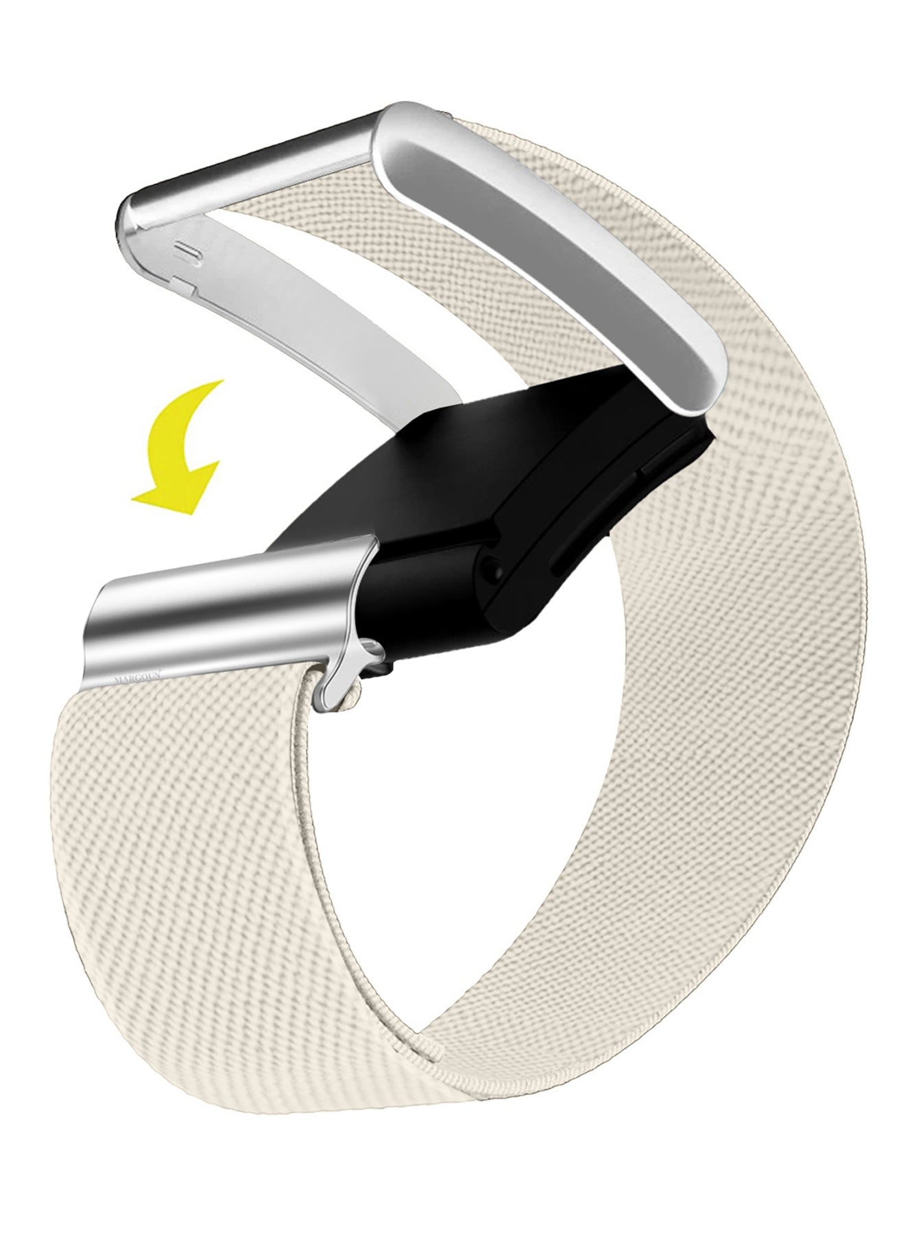 Replacement Nylon Band for Whoop 5.0 with Silver…