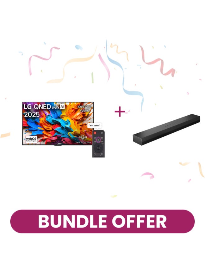 LG 65 inch QNED AI 4K Smart TV AI…