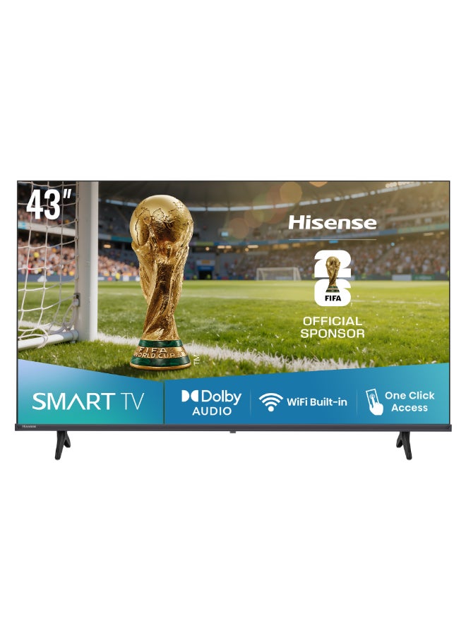 Compare 43inch Smart TV FHD E4QNatural Colour Enhancer,High Contrast,Share to TV,Dual Band WiFi, Game Mode, Eye Care Mode,Youtube, Netflix, Shahid 2025 UAE Version 43E4Q Black at KSA Price