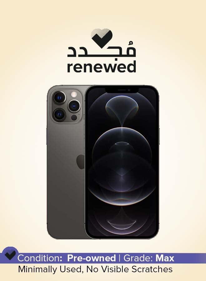 Compare Renewed  iPhone 12 Pro Max 128GB Graphite 5G With Facetime  International Version at KSA Price