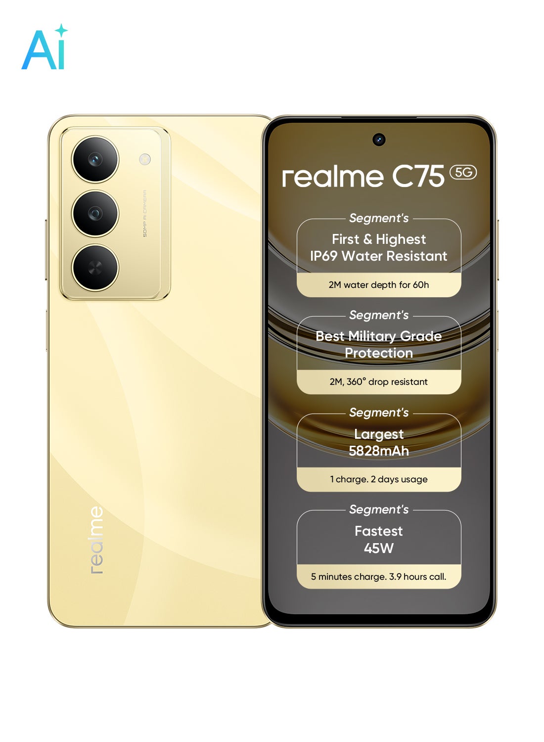 C75 5G Dual SIM 8GB RAM 128GB Lightning…