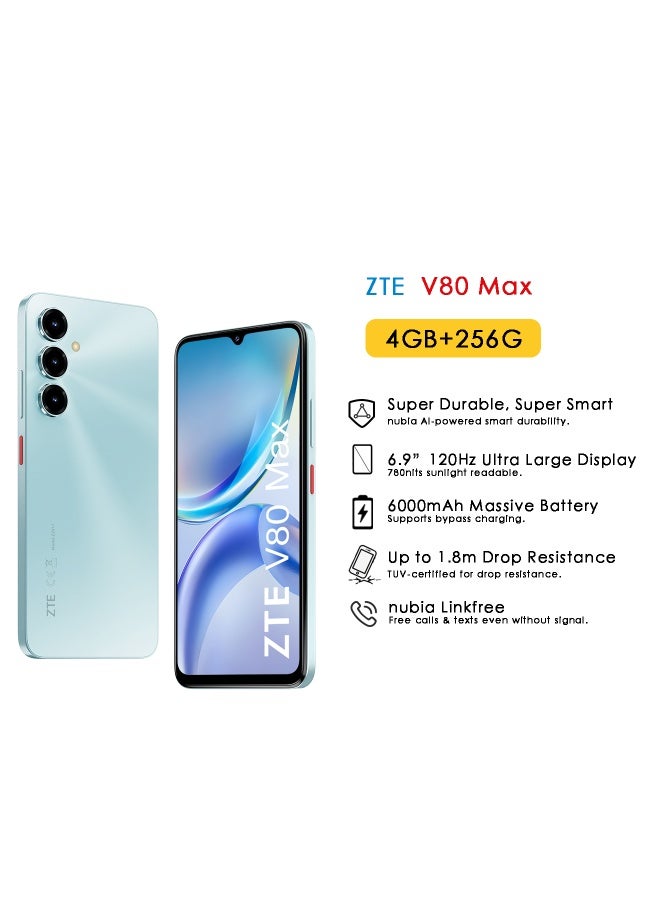 V80 Max Dual SIM Sky Cyan 4+10GB RAM…