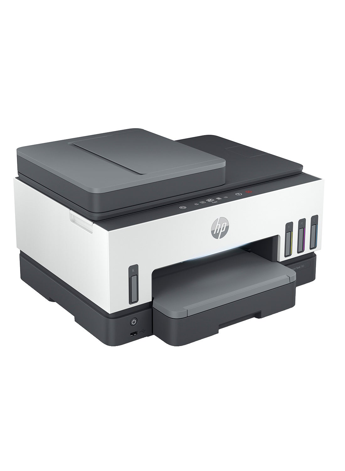 Compare Smart Tank 790 AllInOne Duplex Wifi High Capacity Inktank MultiFunction WiFi Color Ink Tank Printer with Voice Activated Printing Google Assistant & Alexa Borderless Printing For PrintCopyScan with ADF & FAX Up To 1 at KSA Price