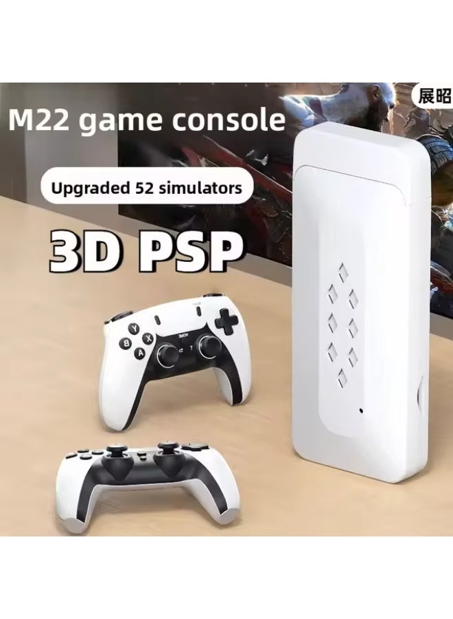 Compare M22 Game Stick Retro Video Game Console with 2 Wireless Controllers, Portable Plug and Play at KSA Price