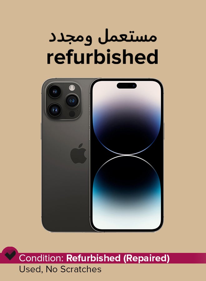 Compare Refurbished  iPhone 14 Pro Max 128GB Space Black 5G With Facetime  International Version at KSA Price