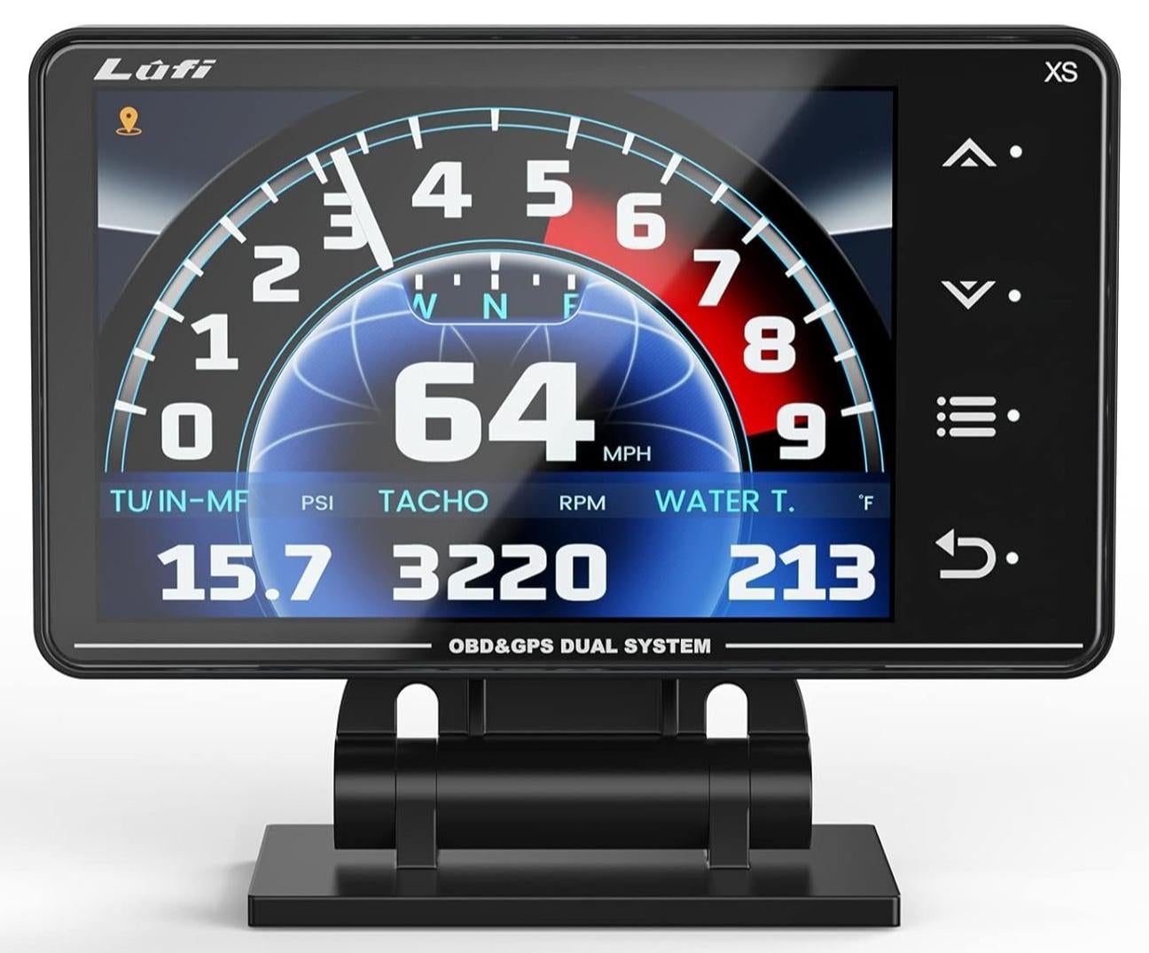 Compare Lufi Xs Obd2 Gauge Display, GPS Speedometer,car inclinometer, Boost Gauge, RPM Meter, Heads up Display at KSA Price
