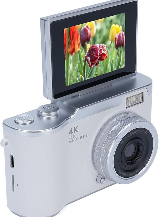 White Digital Camera For Photography 1080P 48MP…